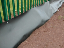 Heavy duty fence to prevent vandalism